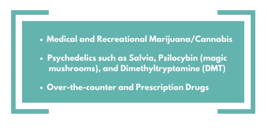 drugs that are legal in california